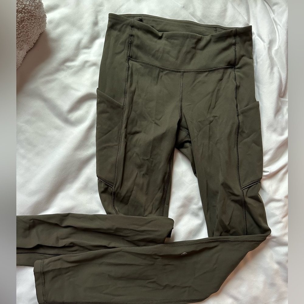 Lululemon Wunder Under Leggings 28” with Pockets